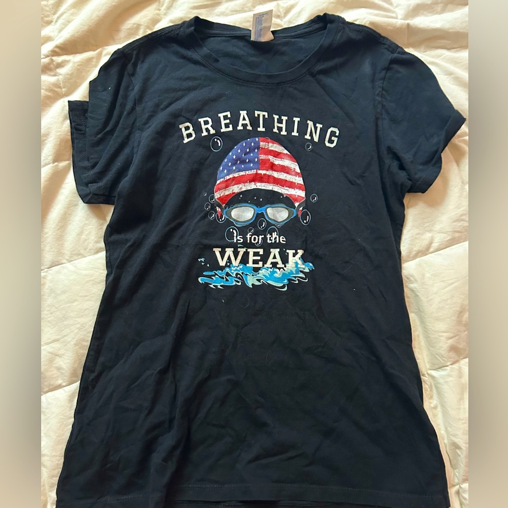 Black Swimmer T-Shirt